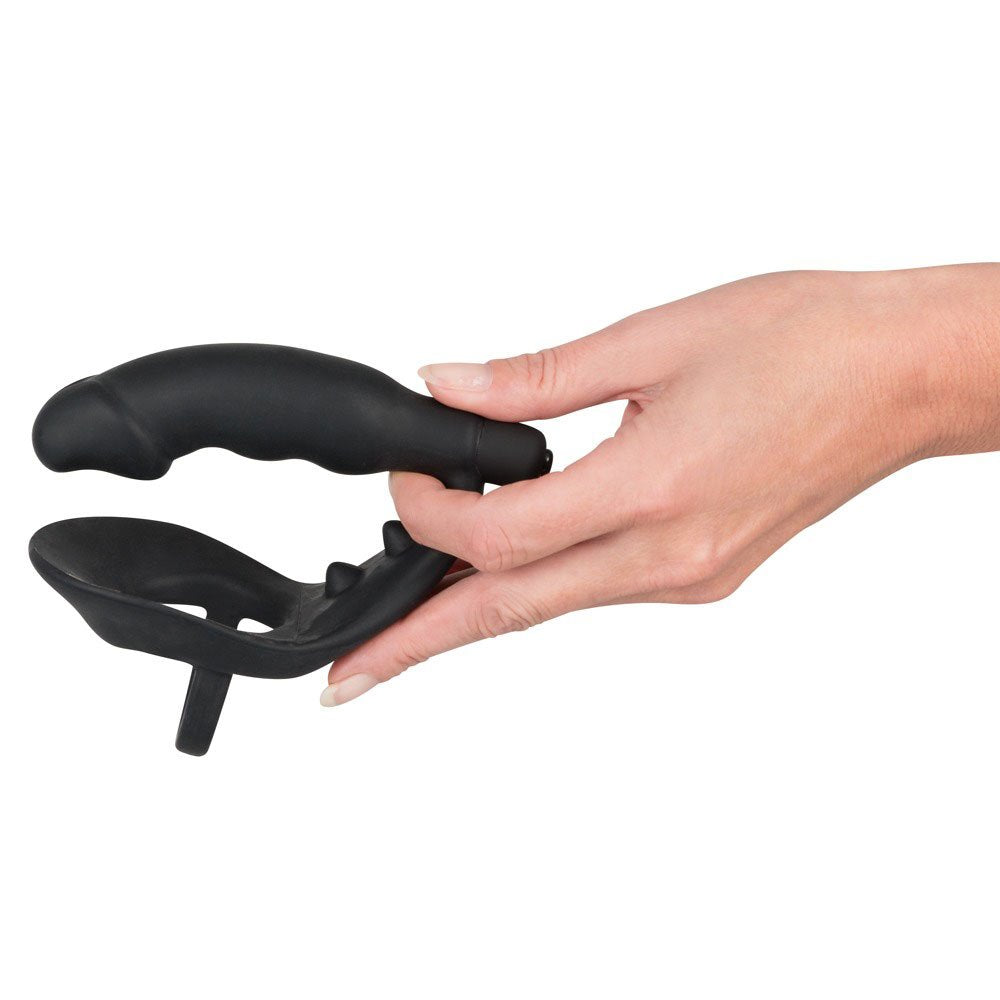 Ring & Vibro Plug Black Velvets