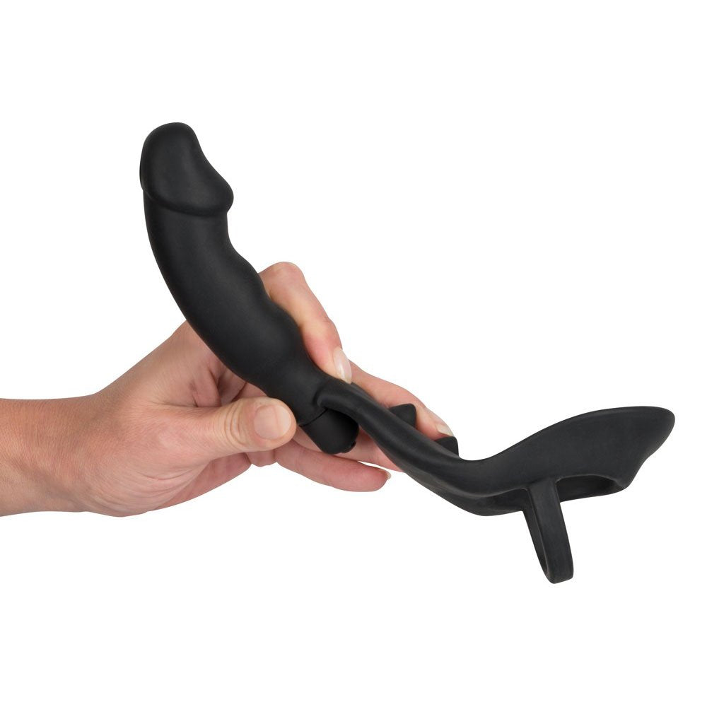 Ring & Vibro Plug Black Velvets