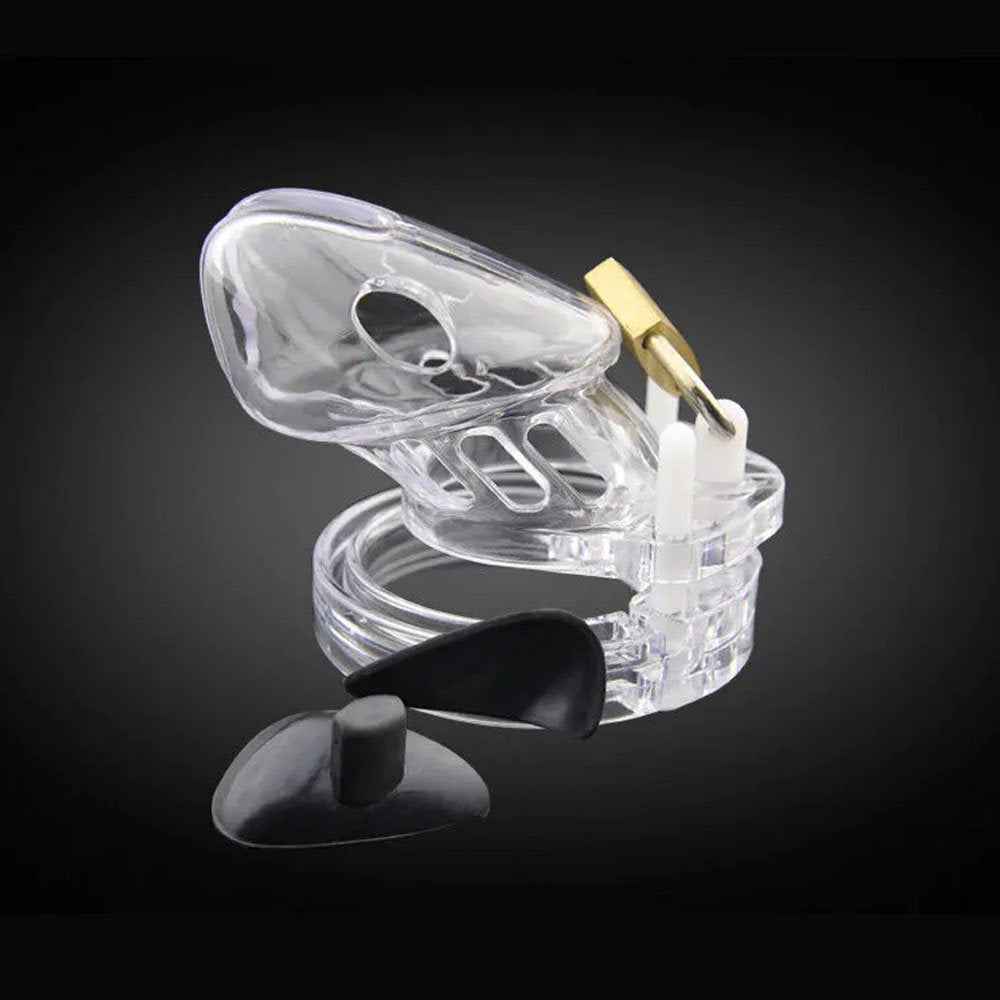 BRUTUS Volt Cage - Electro Chastity Cage - Clear