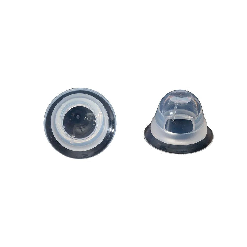 Super Silicone Nipple Suckers With Travel Case - Clear