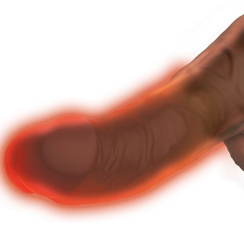 Pipedream King Cock Plus - 7.5' Thrusting Cock with Balls Brown