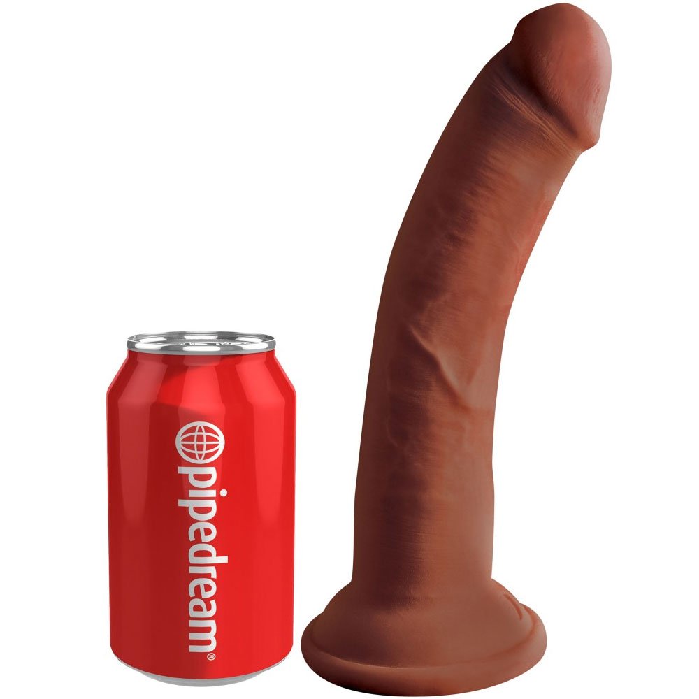 Pipedream King Cock Plus - 8' Triple Density Cock Brown