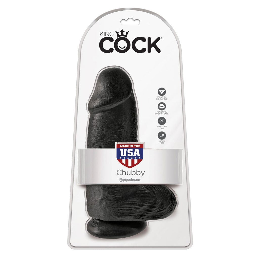 Pipedream King Cock - 9' Chubby Black