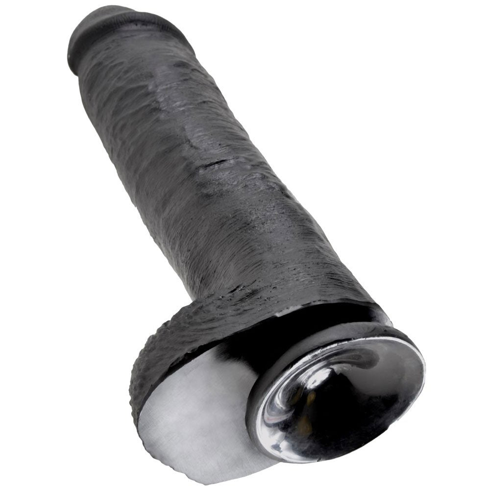 Pipedream King Cock - 11' Cock with Balls Black