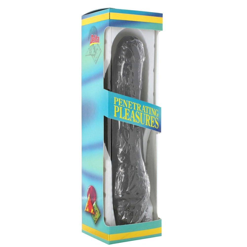 Seven Creations Vinyl P-Shape Vibrator No.2 Black