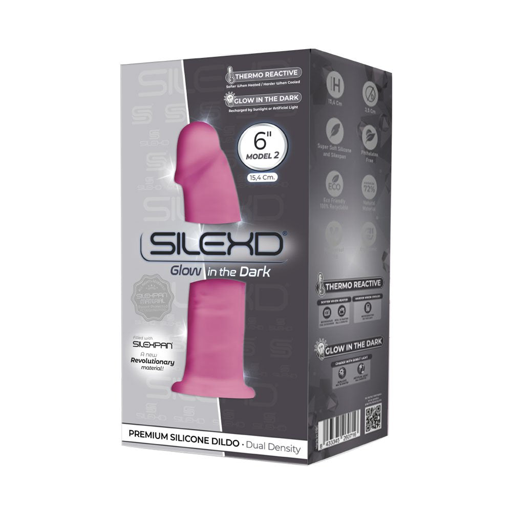 Model 2 6" Pink Box Glow in the Dark