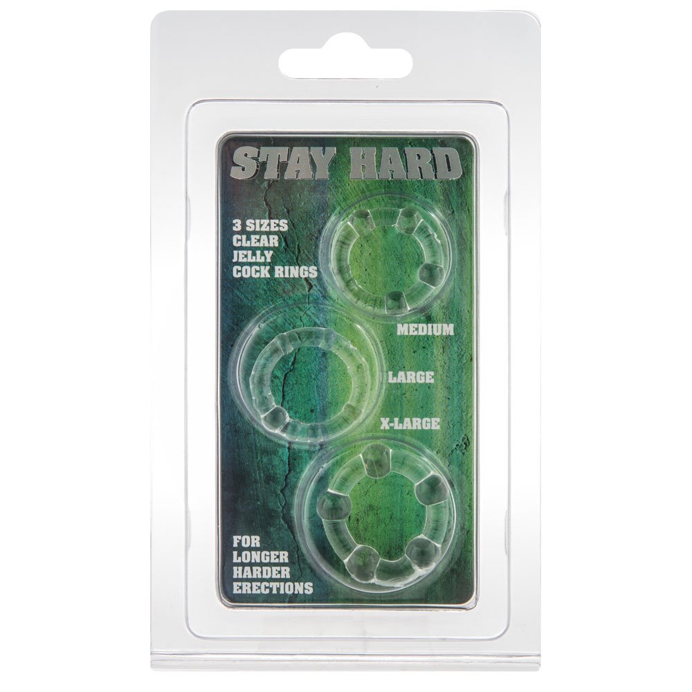 Stay Hard - Three Rings transparent