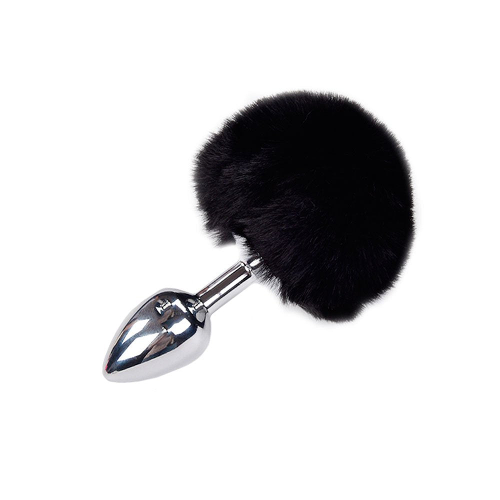 Metal Anal Fluffy Plug S