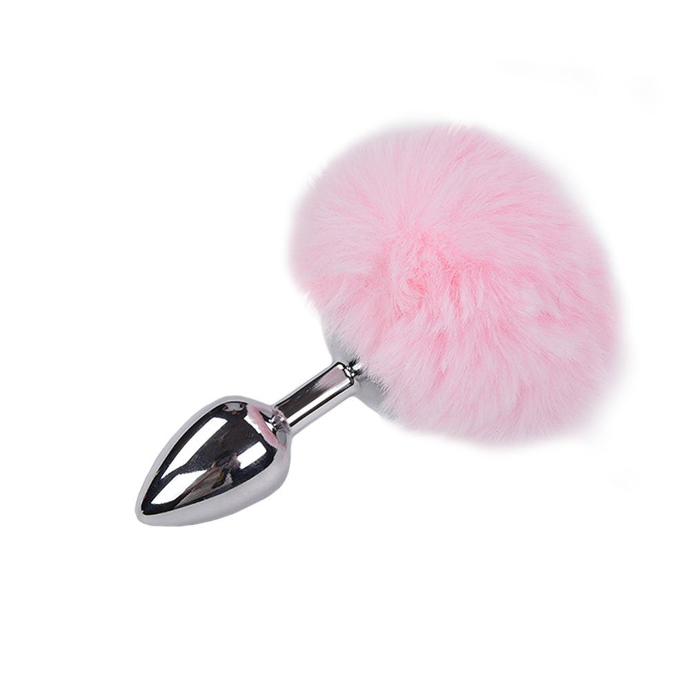 Metal Anal Fluffy Plug S
