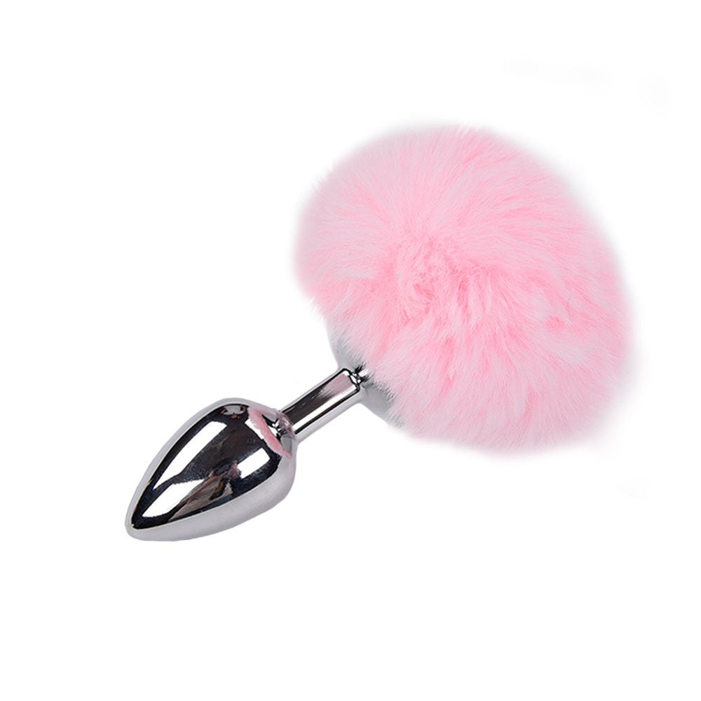 Metal Anal Fluffy Plug M