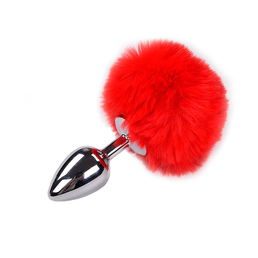 Metal Anal Fluffy Plug M