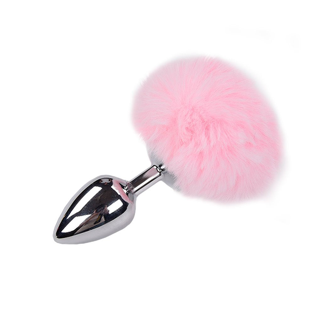 Metal Anal Fluffy Plug L