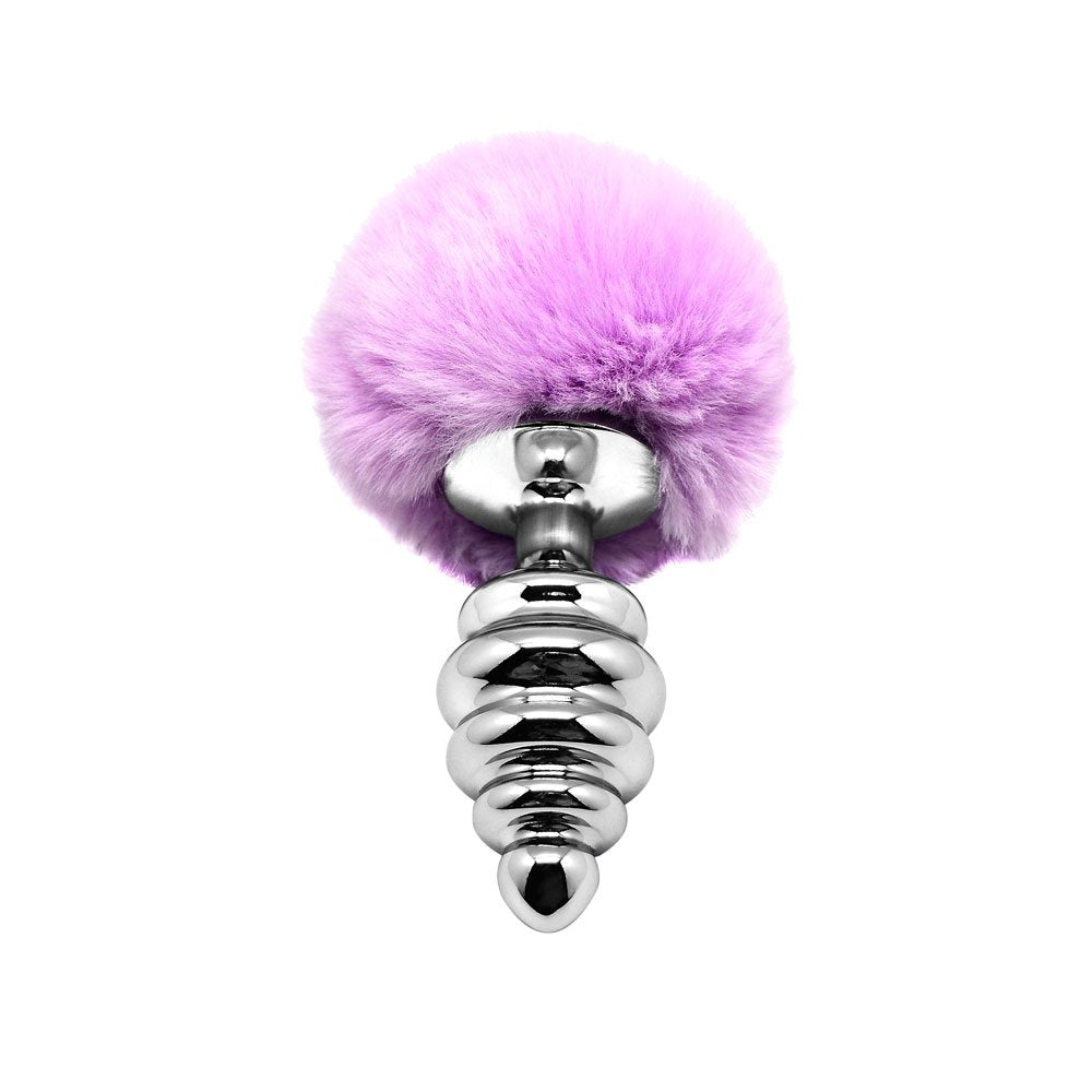Metal Anal Fluffy Twist Plug L