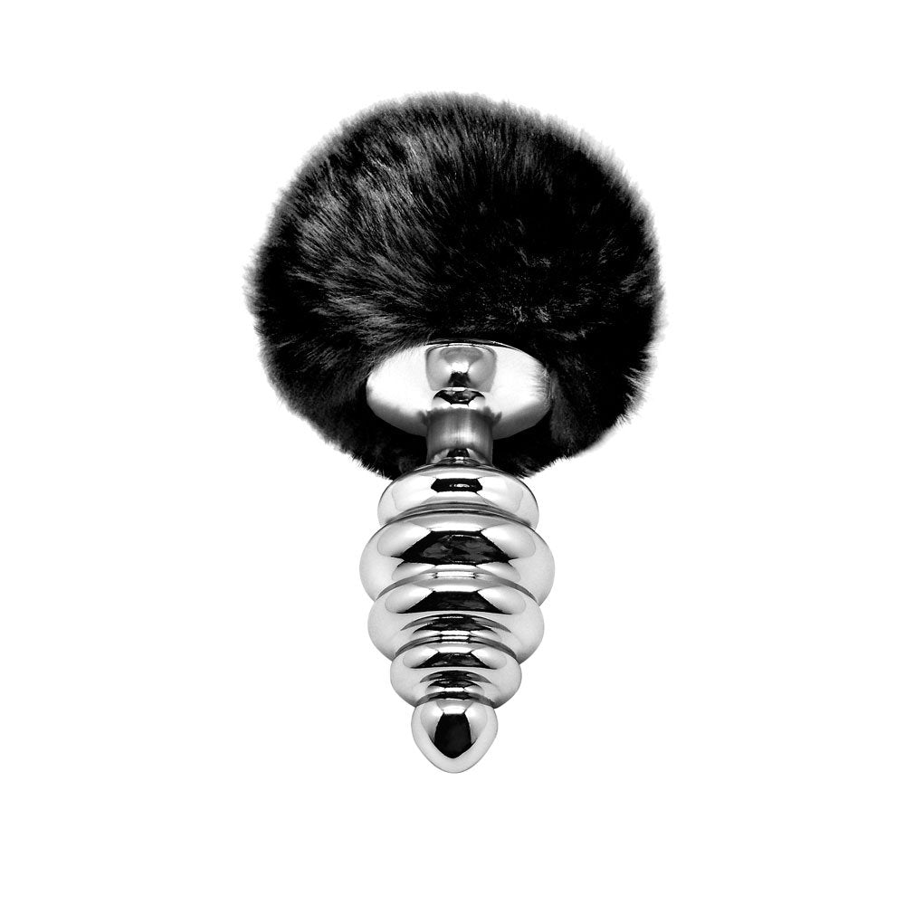 Metal Anal Fluffy Twist Plug L