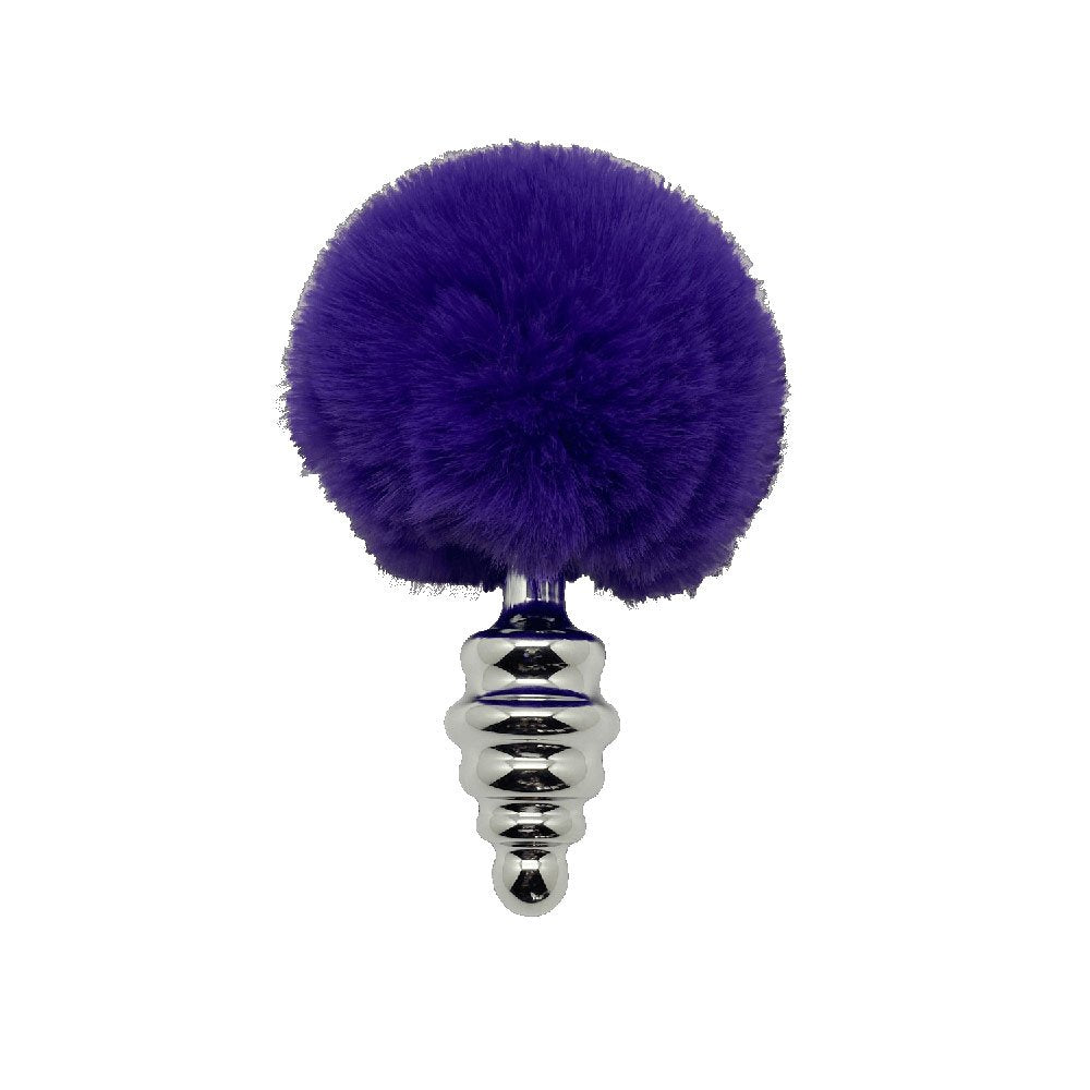 Metal Anal Fluffy Twist Plug M