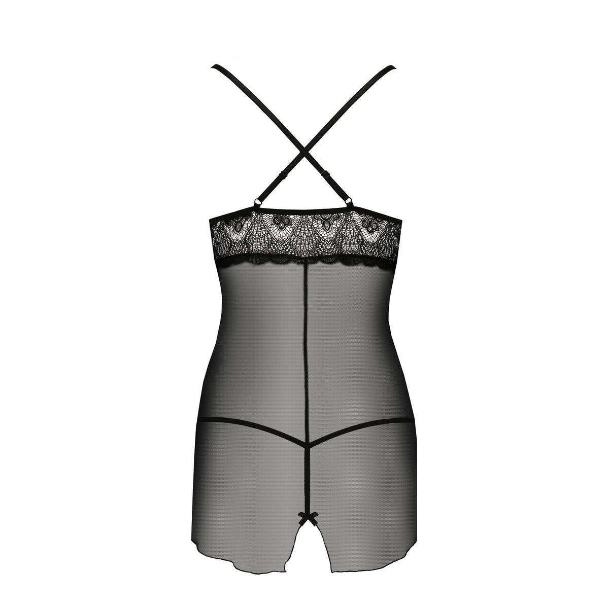 Babydoll QUENTRIS Nero - Taglia S/M