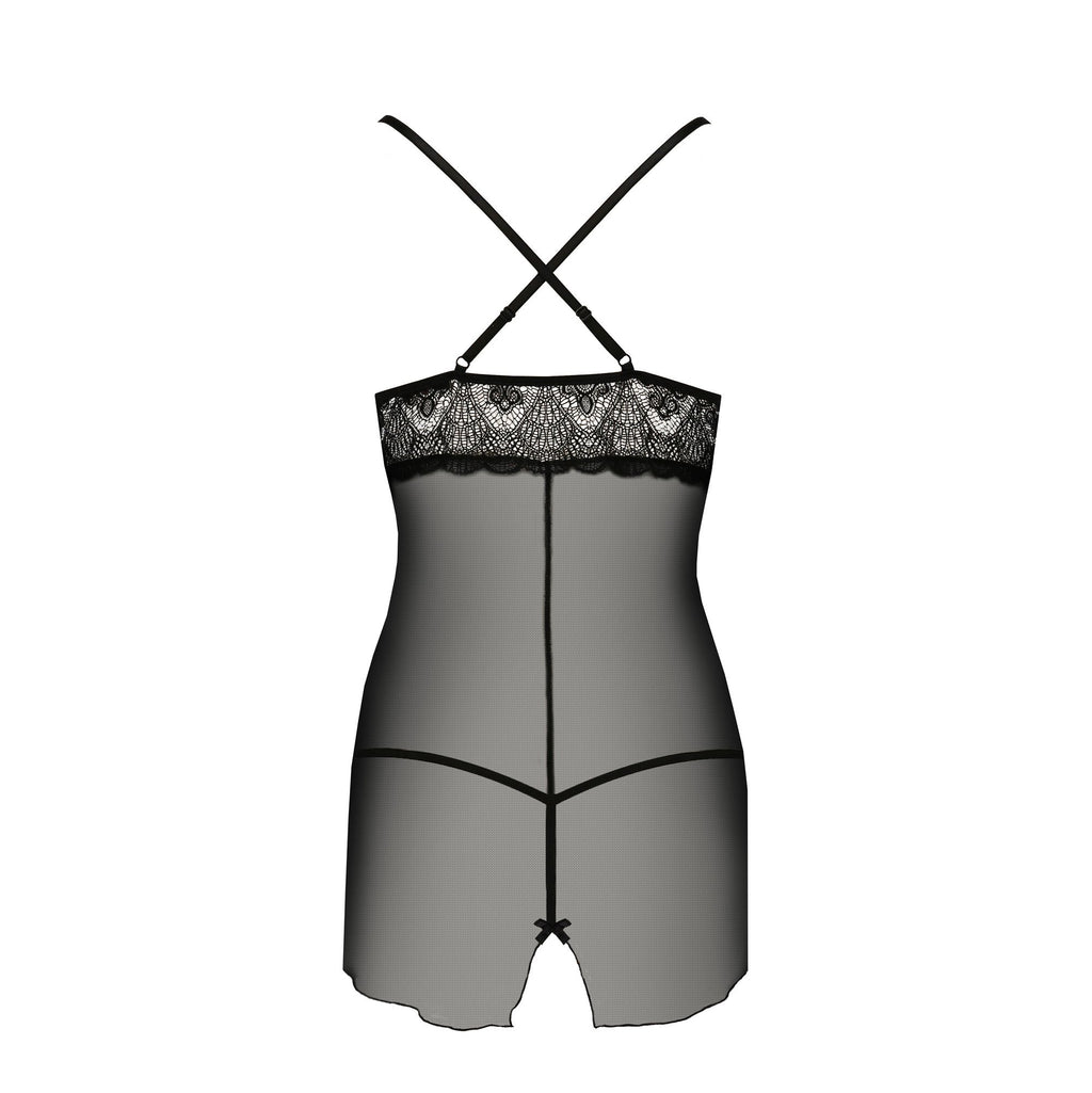 Babydoll QUENTRIS Nero - Taglia XXL/3XL