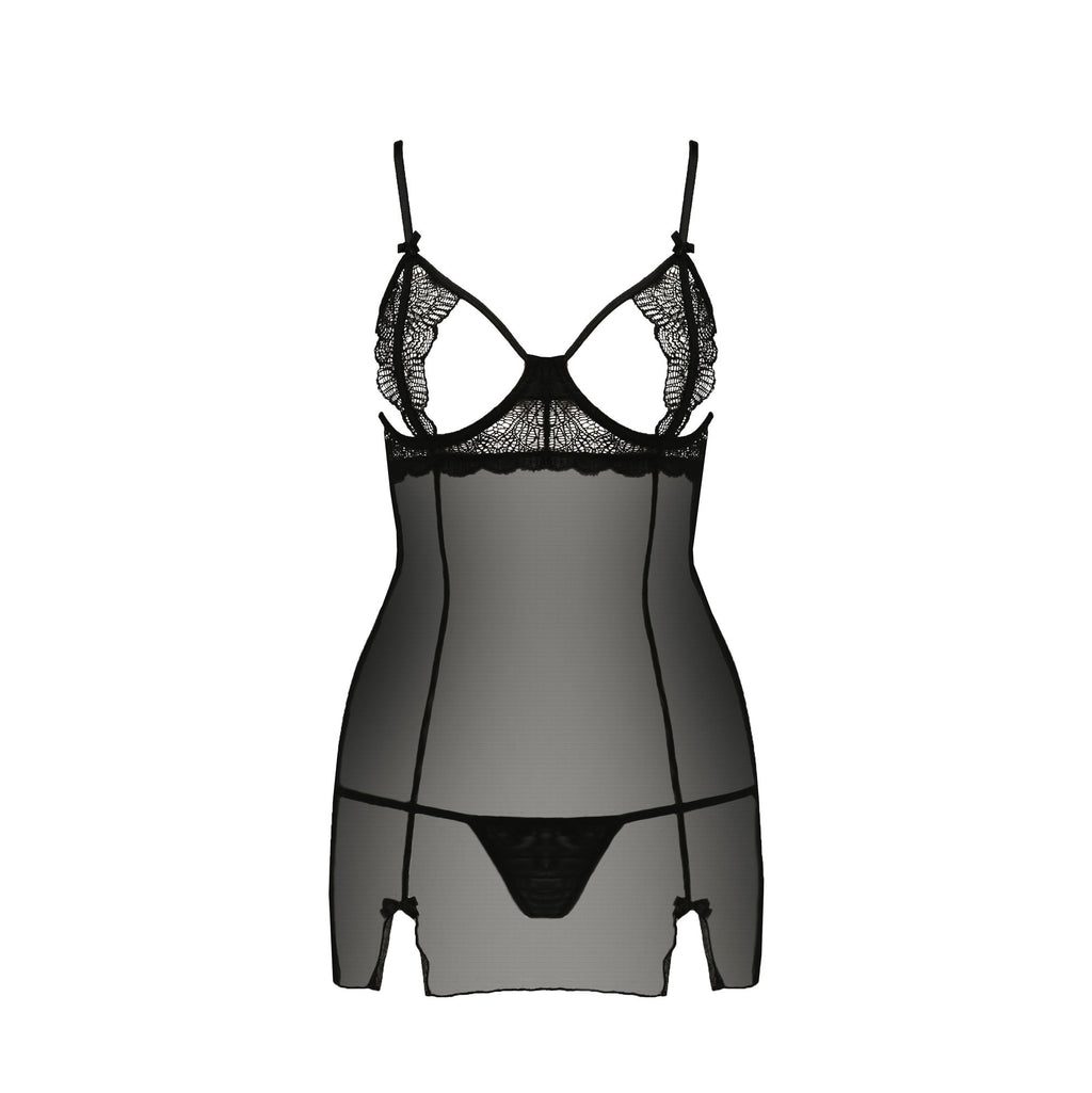 Babydoll QUENTRIS Nero - Taglia XXL/3XL