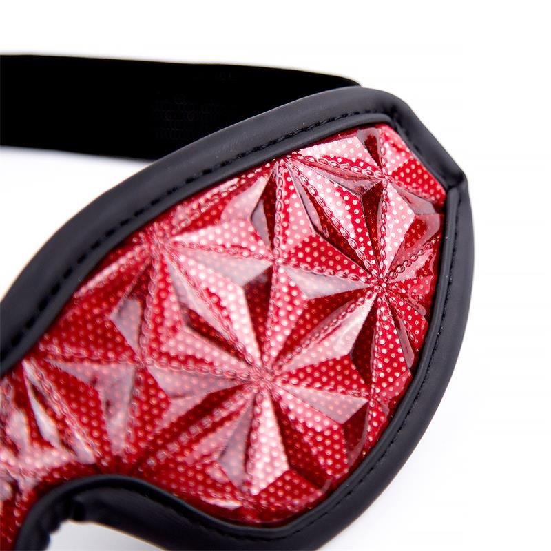 Benda DIAMOND LINE in pelle vegana con diamanti