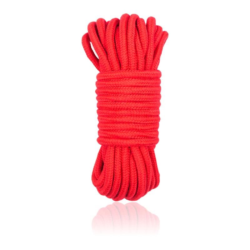 LATETOBED BDSM LINE Corda di cotone bondage 10 metri rossa