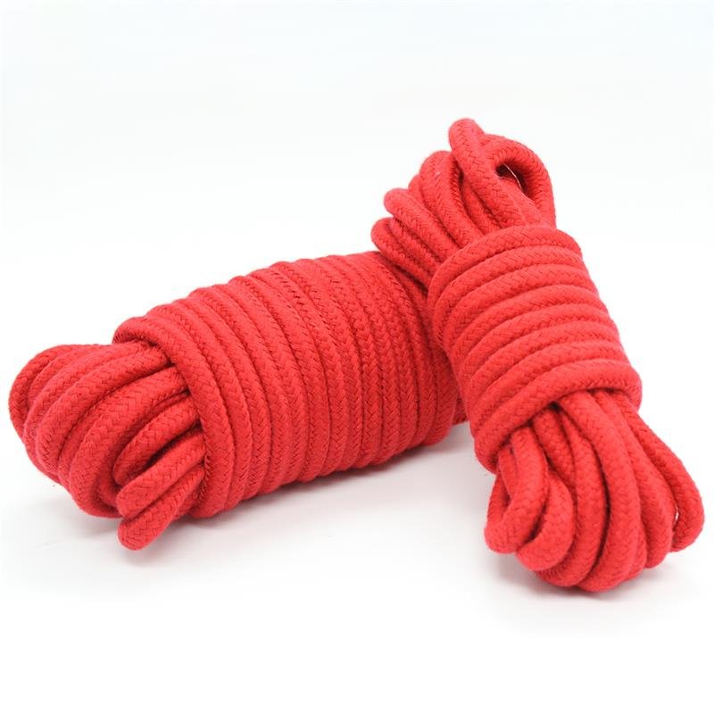 LATETOBED BDSM LINE Corda di cotone bondage 10 metri rossa