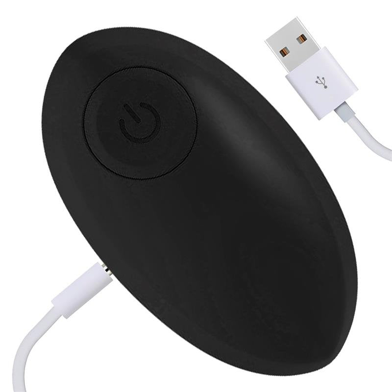 TARDENOCHE Buller Proiettile Vibrante Telecomando USB Silicone Nero