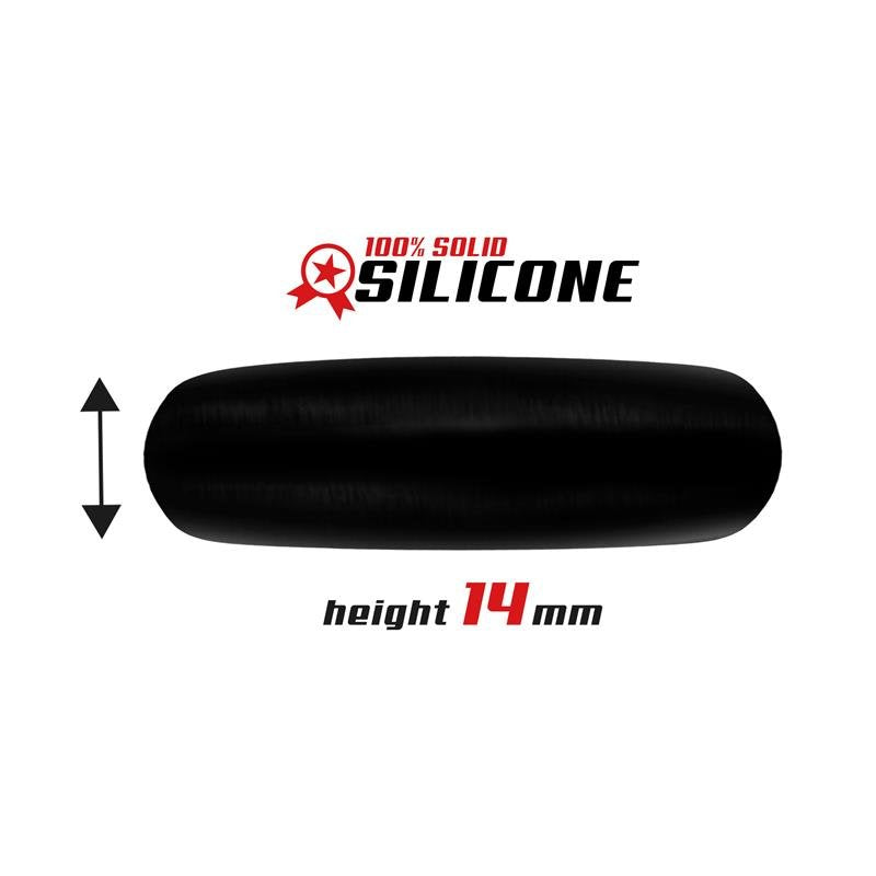 BEAST RINGS Anello per il pene in silicone solido 3,5 cm Nero