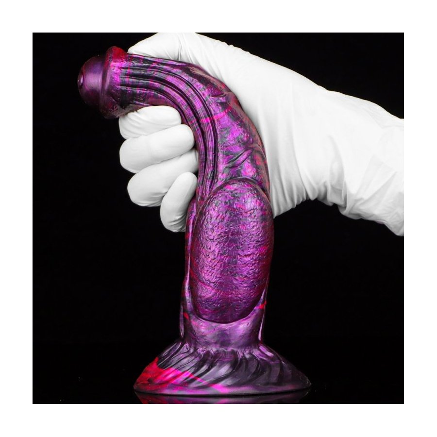 Dildo Jumbox 25 x 5,5 cm viola-nero