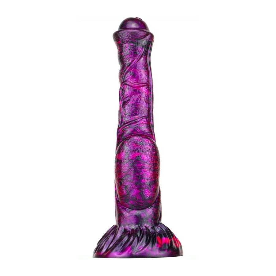 Dildo Jumbox 25 x 5,5 cm viola-nero