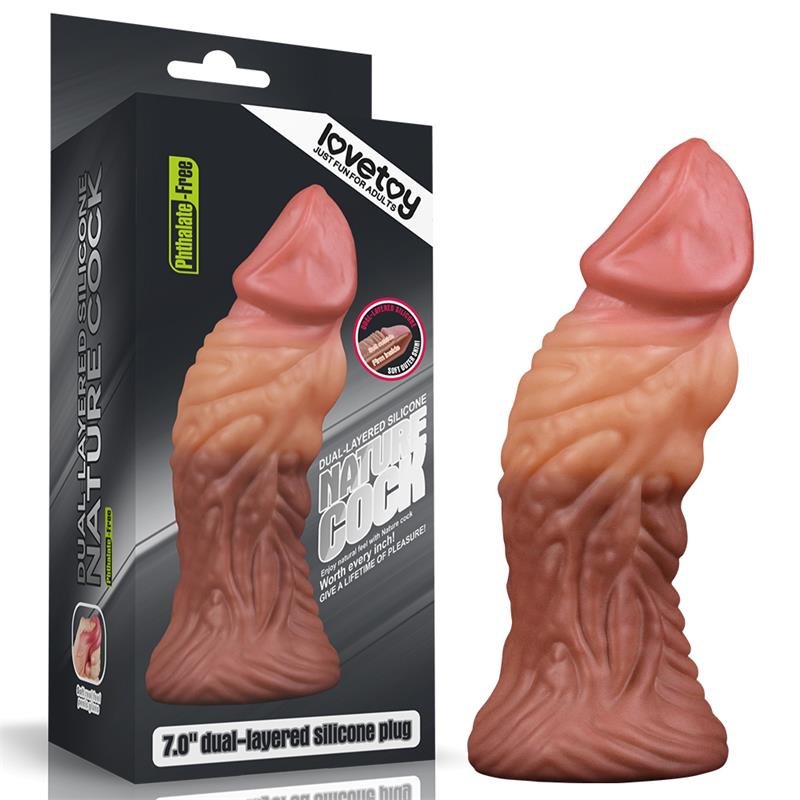 Dildo LOVETOY Nature 7" Doppio Strato