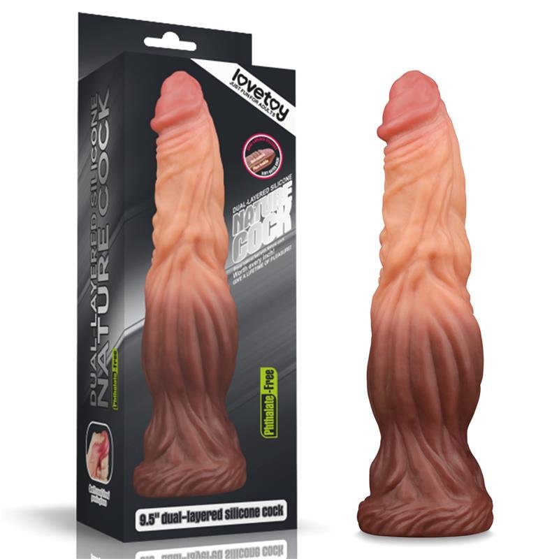 Dildo LOVETOY Nature 9,5" Doppio Strato