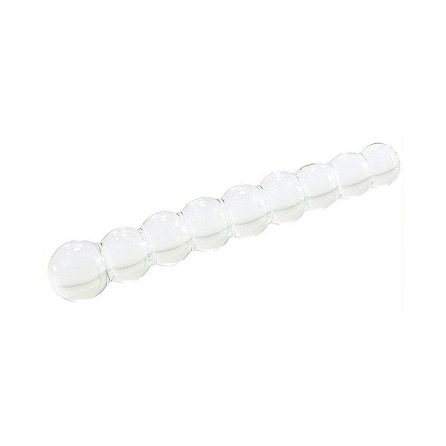 Dildo in vetro Snowball 15,6 x 2 cm