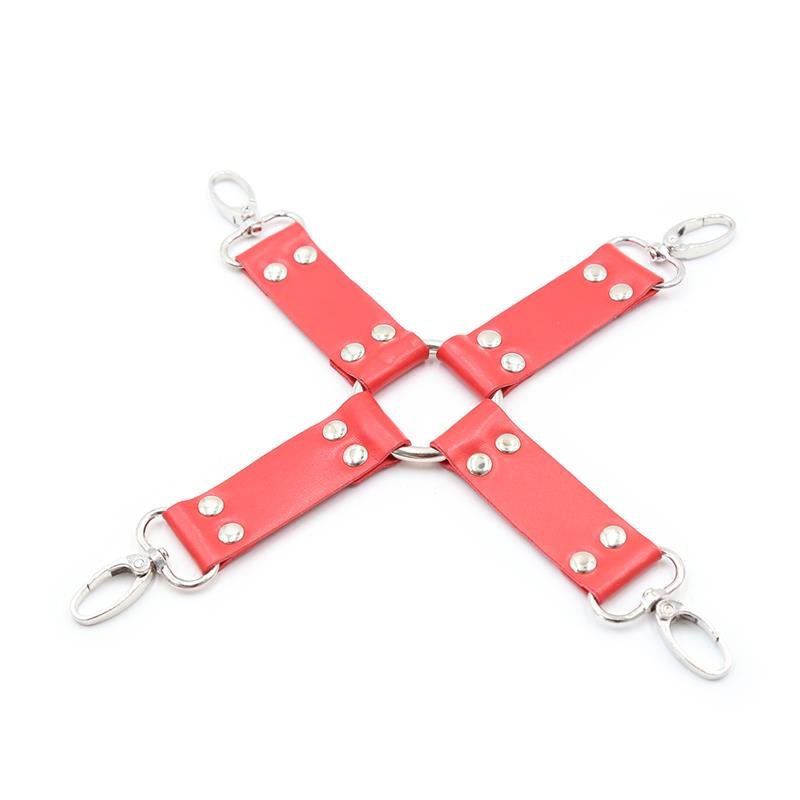 INTOYOU BDSM LINE Set Bondage 10 Pezzi Rosso