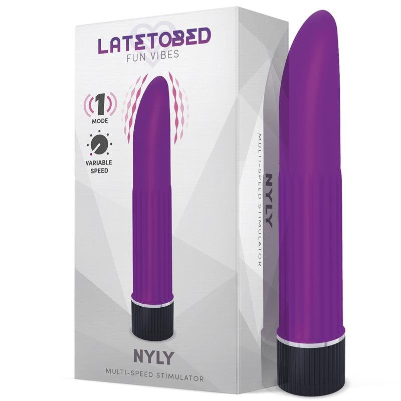 Stimolatore multi-velocità Nyly LATETOBED Viola