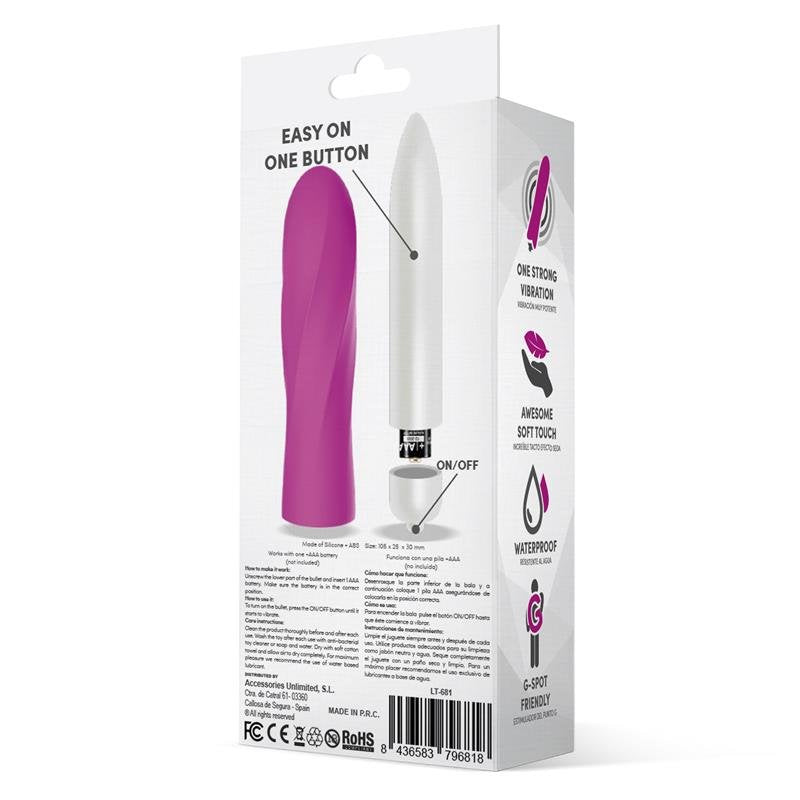 LATETOBED Trimy Easy Quick Proiettile Vibrante in Silicone Rosa