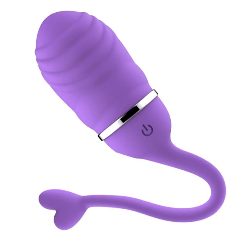INTOYOU Uovo Vibrante con Telecomando Odise USB Silicone Viola