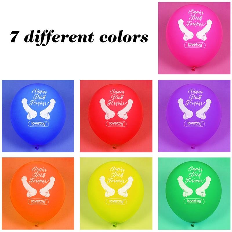 Palloncini per feste LOVETOY, confezione da 7