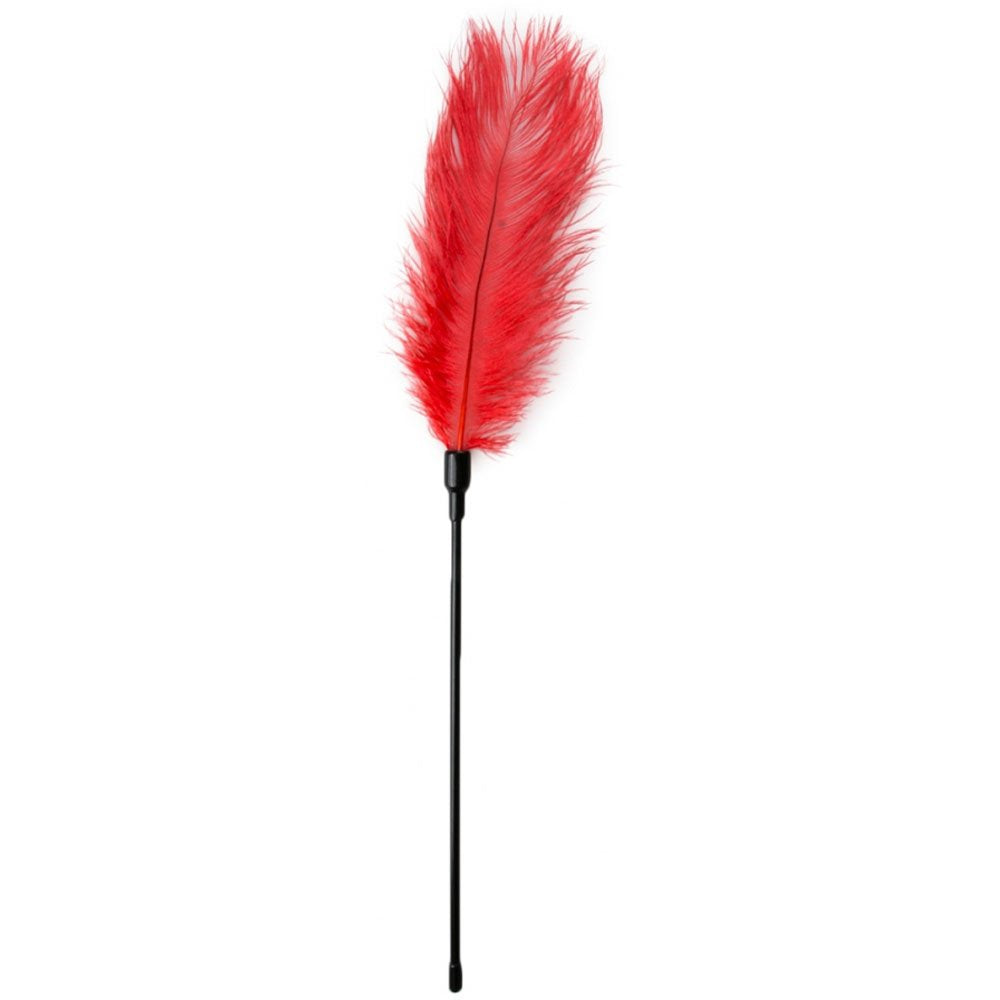 Spolverino in piuma Teasing Red 56 cm