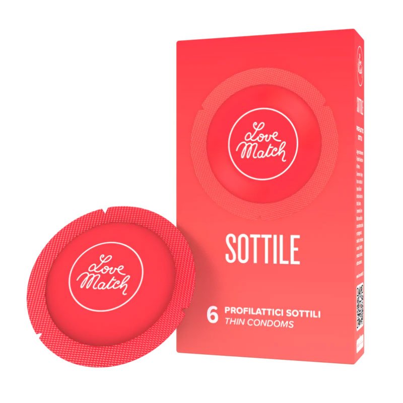 Love Match Condoms Sottile (Thin) 6pcs