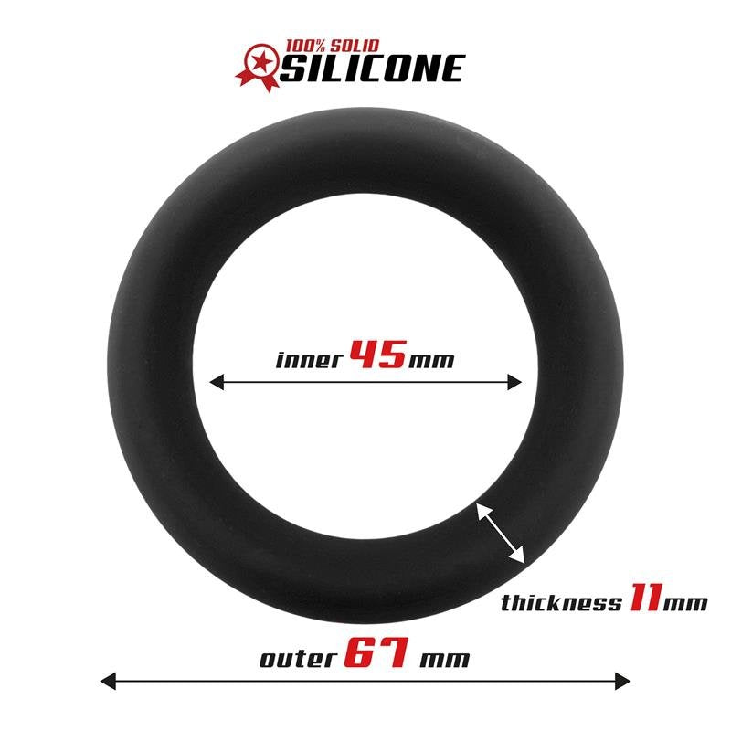 ANELLI BEAST Anello per il pene in silicone solido 4,5 cm