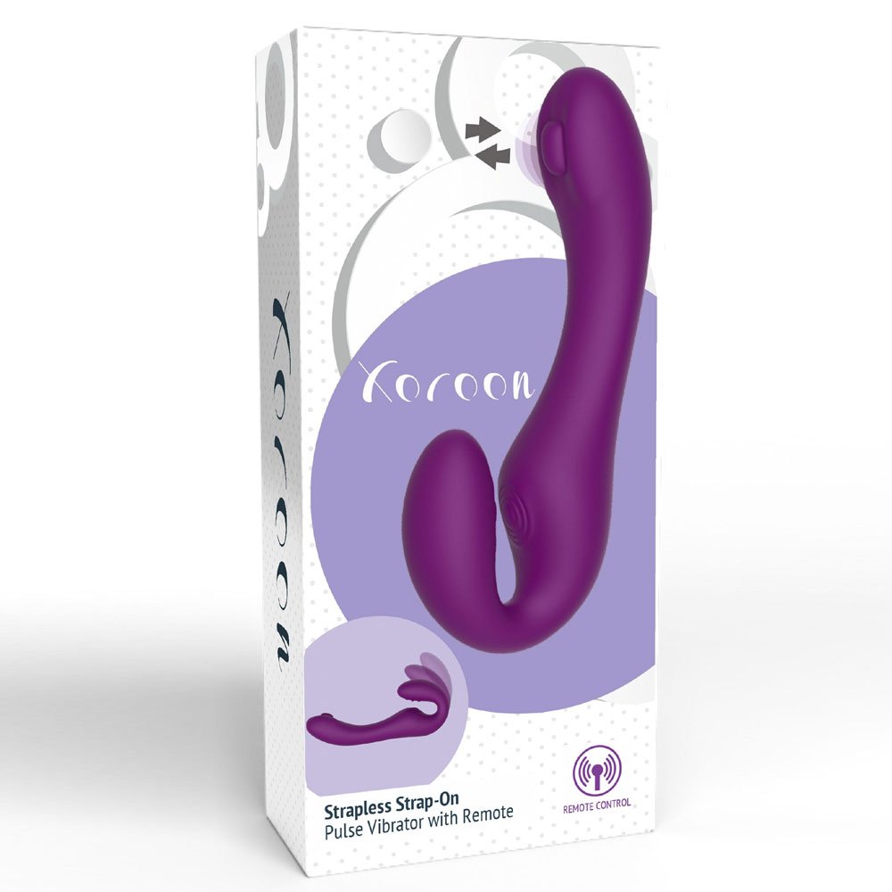 Strapless Strap-On Pulse Vibrator