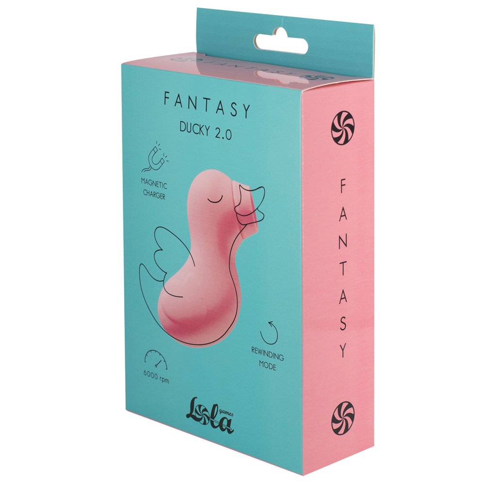 Stimolatore clitorideo ricaricabile Fantasy Ducky 2.0 Rosa