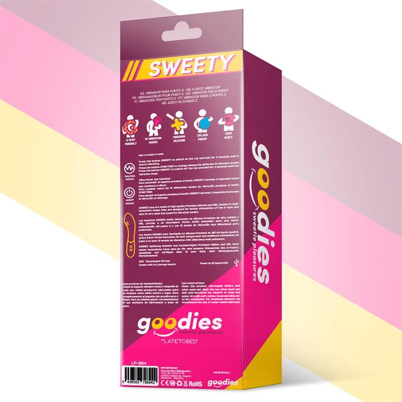 GOODIES Sweety G-Spot Vibe USB Silicone Fucsia