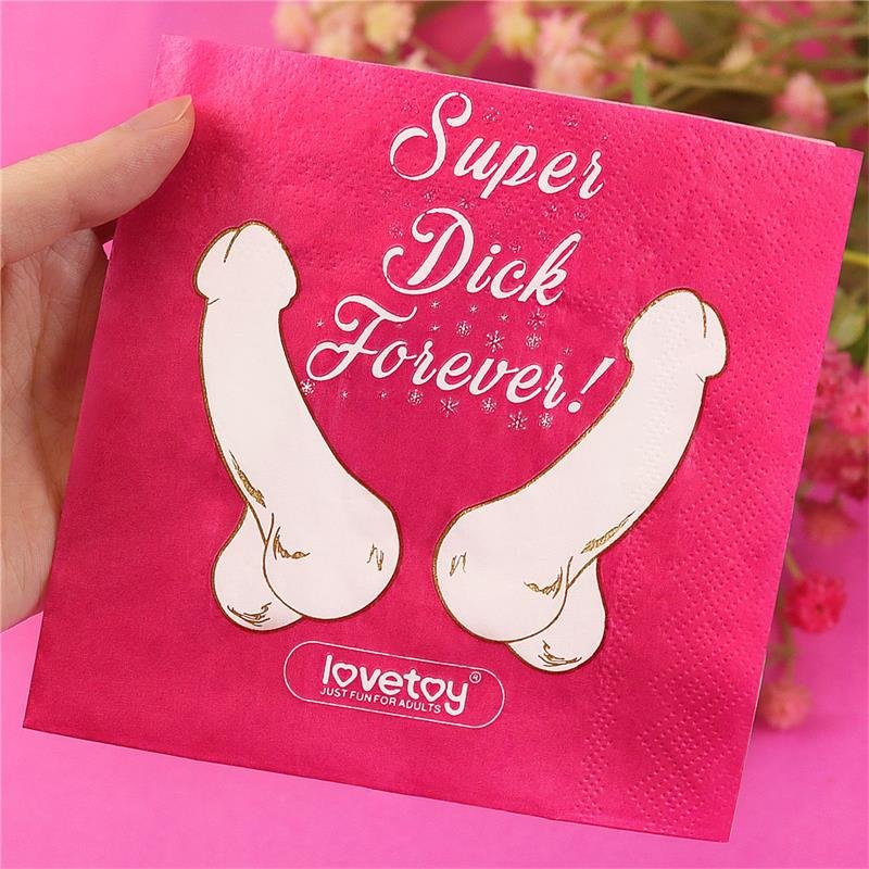 Tovaglioli di carta per feste LOVETOY, confezione da 10