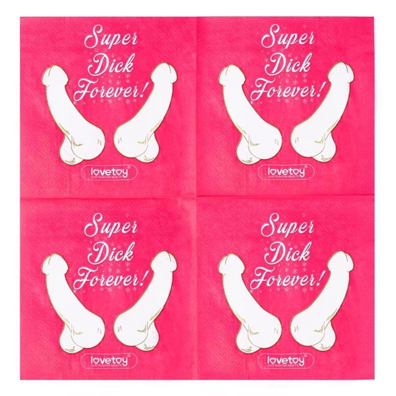 Tovaglioli di carta per feste LOVETOY, confezione da 10