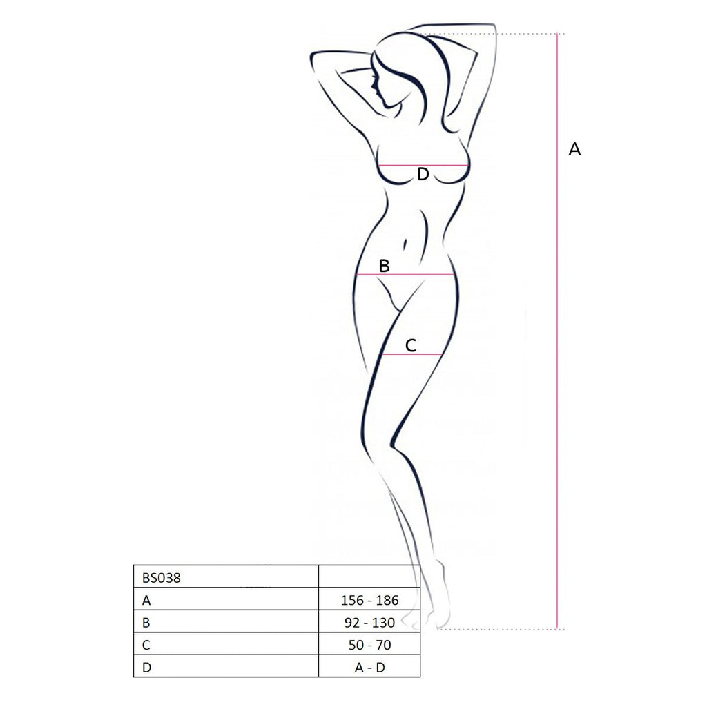 Tuta Sexy BS038 Nero - Taglia Unica