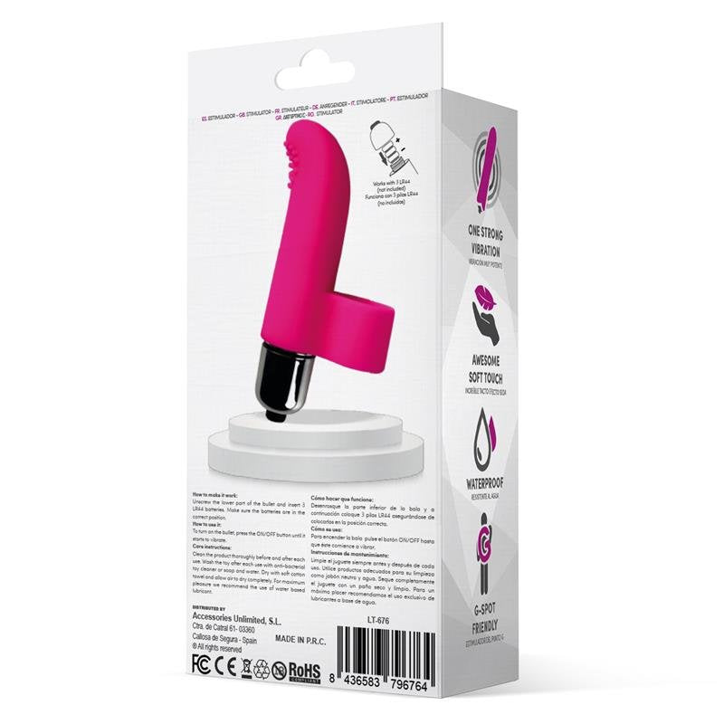 LATETOBED Fingy Finger Bullet Silicone Rosa