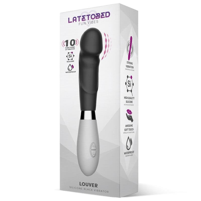 LATETOBED Louver Vibe Silicone Nero